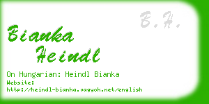 bianka heindl business card